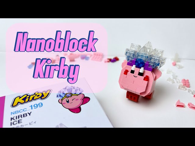 Vídeo relacionado con nanoblock Bandai Kirby Fire, Micro Bloques de construcción 3D, maqueta Detallada del Personaje Kirby en Modo Fuego - NBCC200
