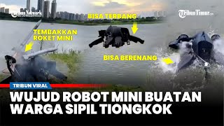 Canggih! Robot Mini Buatan Warga Sipil China Mampu Luncurkan Roket dan Menyerang Musuh