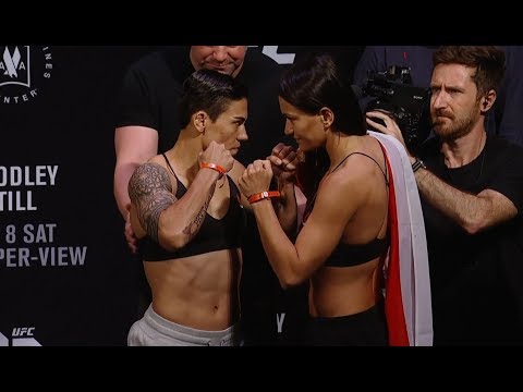 Jéssica Andrade vs. Karolina Kowalkiewicz - Weigh-in Face-Off - (UFC 228) - /r/WMMA
