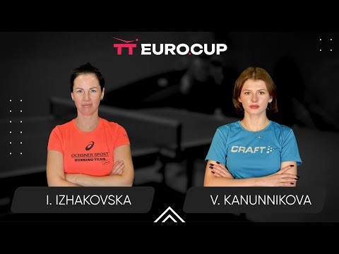 07:00 Inha Izhakovska - Vasylysa Kanunnikova 28.04.2025 TT Euro.Cup Women Ukraine Star. TABLE 3