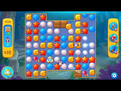 Fishdom Easy Level 9239 (with full seashell) @choraelmin