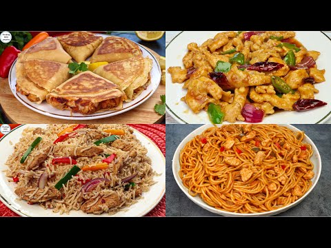 Must Try These Tastiest & Easiest Chinese & Continental Recipes | 4 Unique & Best Chicken Recipes