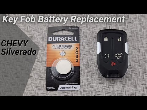 Replace a Chevy Silverado 2019 - 2023 Key Fob Battery