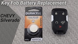 Replace a Chevy Silverado 2019 - 2023 Key Fob Battery