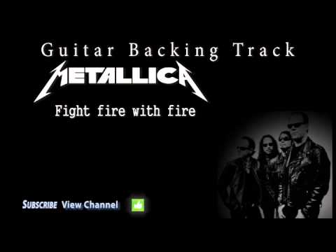 Metallica - Fight fire with fire Backing Track