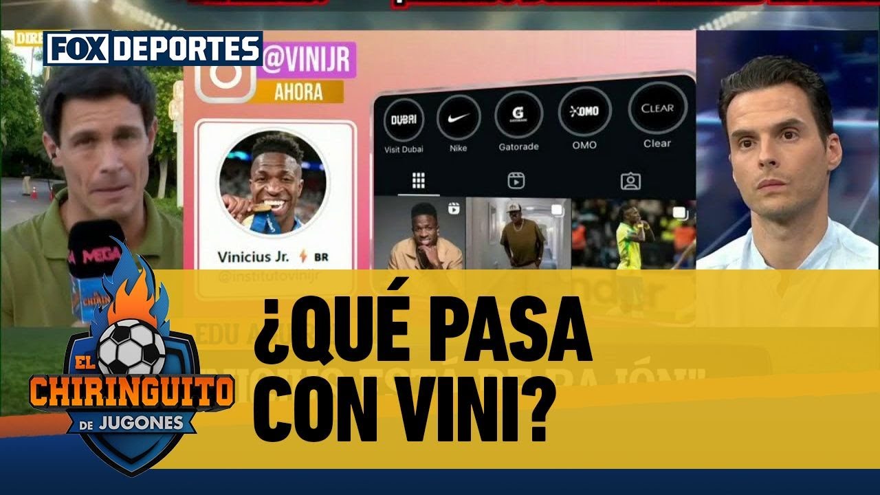 ¿Qué pasa con VINÍCIUS?🧐 Modifica sus redes sociales y ya no incluye a REAL MADRID | El Chiringuito