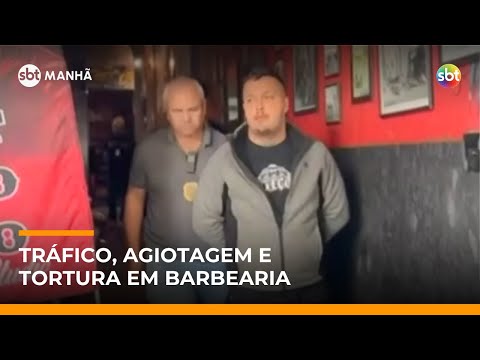 Barbearia era usada como ponto de tráfico e tortura de vítimas ameaçadas | #SBTManha