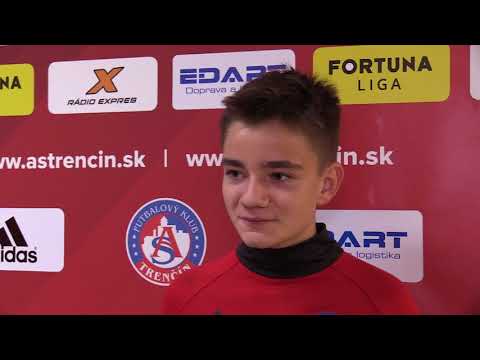 Samuel Andrejko (U13) - mládežnícky hráč AS Trenčín mesiaca august