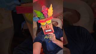 Fiz a Máscara do crash (aku aku)#art #crash #akuaku