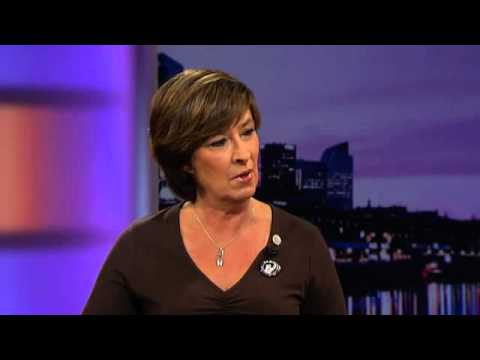 Partiledarduell mellan Mona Sahlin (S) och Fredrik Reinfeldt (M) i oktober 2007