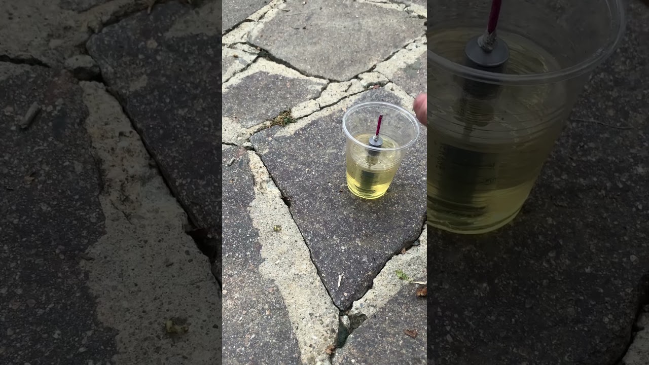 thermobaric explosion made with 3g of flashpowder and thickened gasoline #experiment