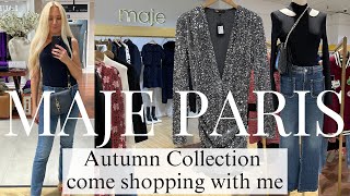 MAJE PARIS HAUL AUTUMN COLLECTION | COME SHOPPING WITH ME TO MAJE
