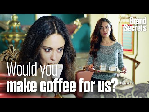 Zehra makes coffee for Barış and Ceren - Grand Secrets | Short Scenes