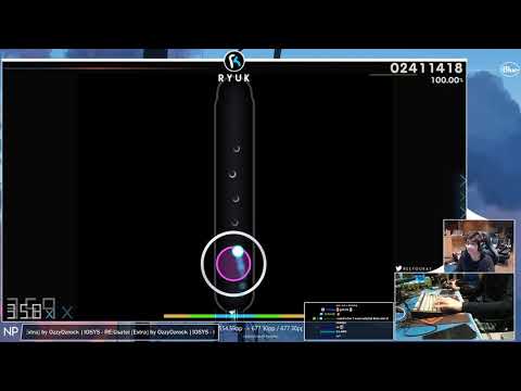 [Live] RyuK | IOSYS - RE:Usatei [Extra] 1st +HDDT FC 99.75% {#1 677pp FC} - osu!