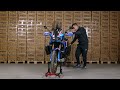 SEFIS M20U klappbarer mobiler universeller Motorradständer Heck
