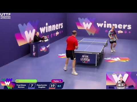 WINners CUP table 1  13.11  Tveritinov Roman - Panchenko Bogdan    11:30