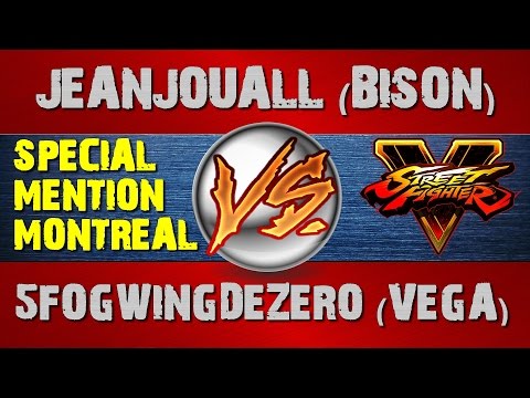 Street Fighter V | 5 JEANJOUALL (BISON) VS 5FOGWINGDEZERO (VEGA) BUDDY'S MTL RANKED MATCH - HD