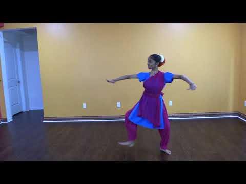 Kuchipudi Basic/Beginner Steps - 28 Taita Kitataka