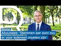 Aboutaleb vindt vroeg stemmen en stemmen per post een blijvertje