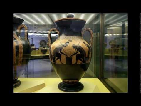 Attic Black-Figure: Exekias, amphora with Ajax and Achilles playing a game