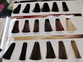 Loreal Majirel Loreal Highlights Shade Card