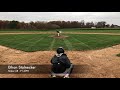 Ethan Stalnecker Pitching Home Plate View November 2017