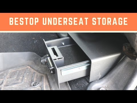 Bestop Underseat Storage With A Twist!