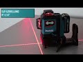 Makita Akumuliatorinis 360° CXT® lazerinis nivelyras SK700D 12Vmax • Raudono spindulio • 25 m