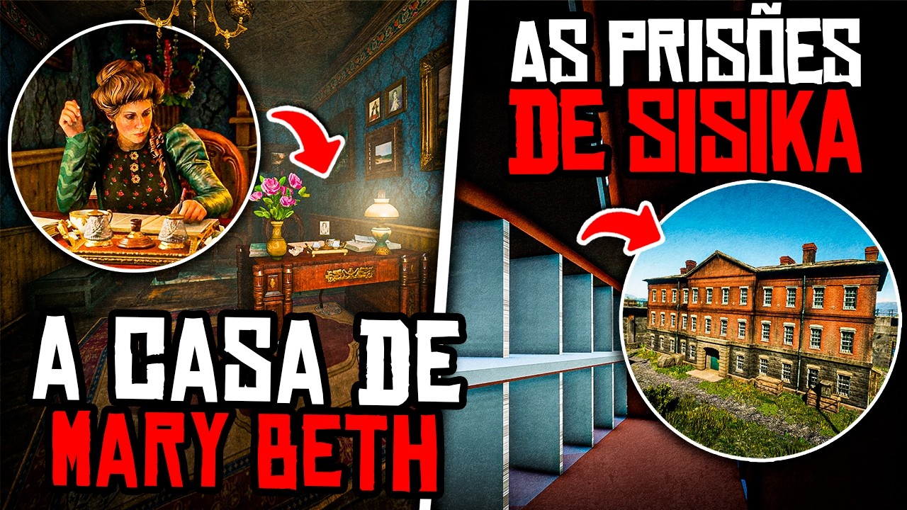 SALAS NUNCA VISTAS no Red Dead Redemption 2!