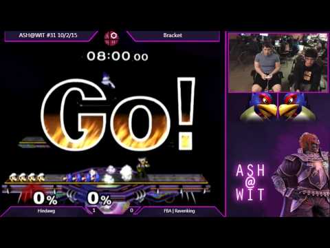 Hindawg (Falco, Luigi) vs. FBA | RavenKing (Falco) - ASH@WIT #31 Melee Bracket