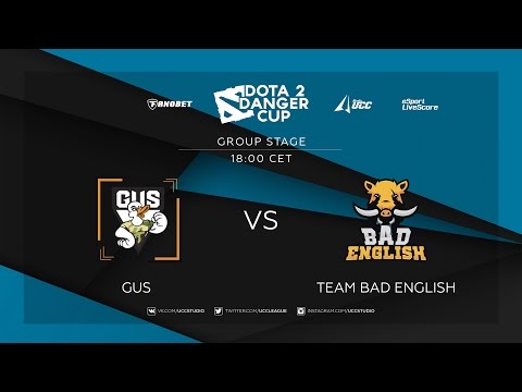 Dota 2 Danger Cup || GUS vs TBE || Bo2 || By DoubleD - oct 2nd #1
