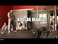Antoine Vaillant - Gaining back some strength! Rev band 635lbs deadlifts