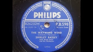 Shirley Bassey &#39;The Wayward Wind&#39; 1956 78 rpm