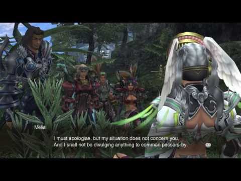 (Wii) Xenoblade Chronicles HD Cutscene 052a - Melia's Introduction - JAPANESE