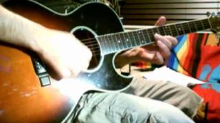 Video thumbnail for Washburn Woodstock acoustic electric guitar by slobomitic
