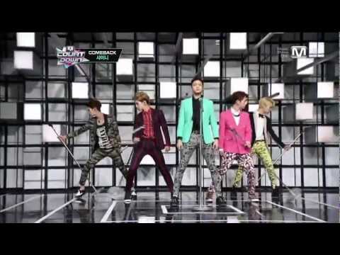 130221 샤이니 (SHINee) 드림걸 (Dream Girl) -  M Countdown Comeback Stage 