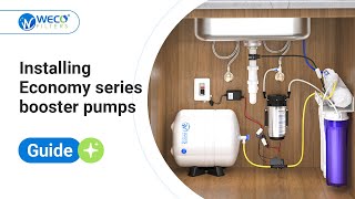 Installing Economy series booster pumps. Models ECON-50P | ECON-100P | ECON-300P