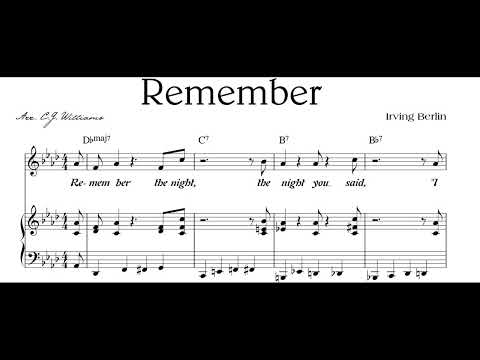Remember Piano Performance Video