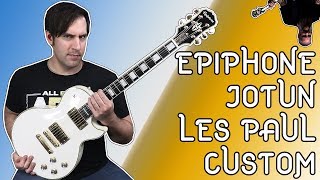 Video thumbnail for A Boy And His NEW LES PAUL | Epiphone Björn Gelotte Jotun Signature Les Paul Custom Demo & Review by Sean Pierce Johnson
