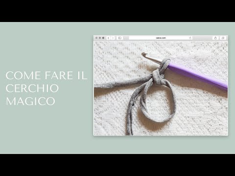 TUTORIAL UNCINETTO Cerchio magico