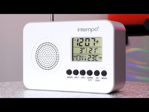 Intempo FM Radio with Alarm Clock, Date & Thermometer (+ Sound Test)
