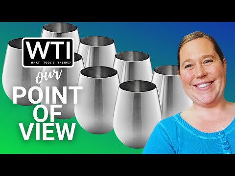 FineDine Stainless Steel Wine Glass Set - WTI product video review
