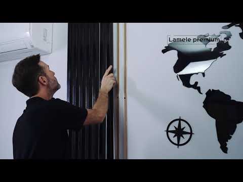 Lamele premium 3D - panele dekoracyjne akustyczne listwy ozdobne wertikale montaż