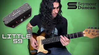 Video thumbnail for Seymour Duncan Little 59 for Tele demo by Cesar Ash