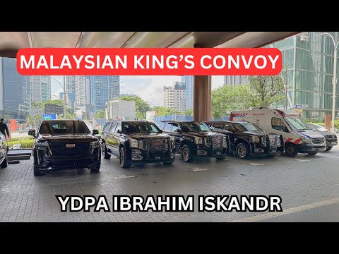 MALAYSIAN KING'S CONVOY┃POLICE CARS🚨┃2024 ESCALADE PRESIDENTIAL EDITION┃JULY 2024
