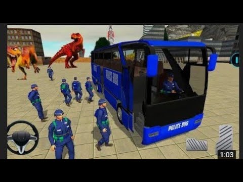 Offroad Police Bus Driving - Hill Dangerous Duty Simulator Games 2022 - #88 Android Gameplay