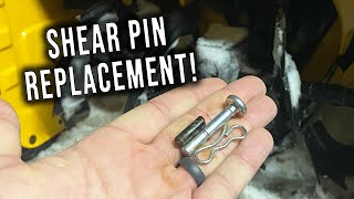 HOW TO Replace a BROKEN Snowblower Shear Pin FAST | Snow Thrower Auger Repair DIY