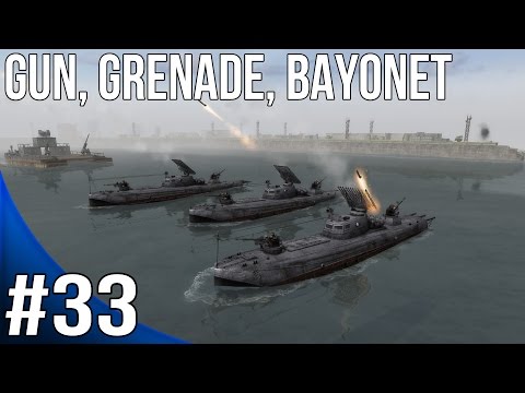 Men of War Red Tide Walkthrough - Blue Line - Gun, Grenade, Bayonet