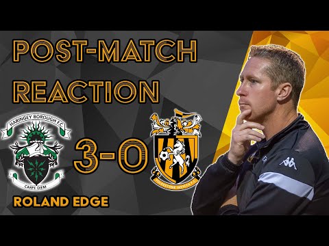 Reaction | Haringey Borough 3-0 Folkestone Invicta | Isthmian Premier Division