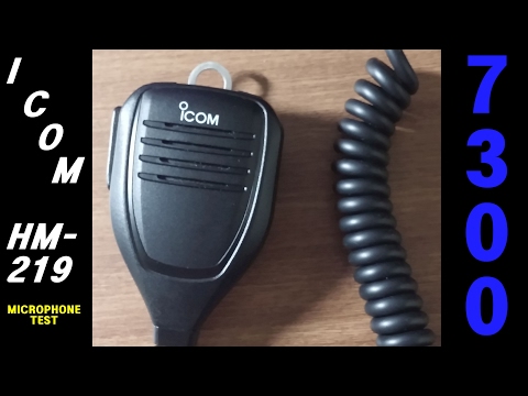Icom 7300 HM219 Stock Mic Over-The-Air DX Audio Test